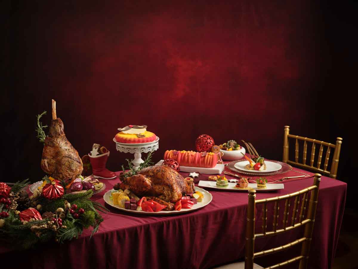 best restaurants Christmas - Grand Copthorne feast