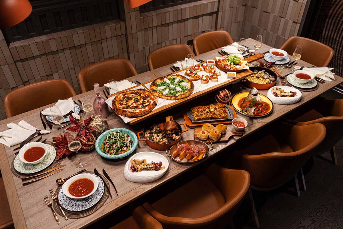 best restaurants Christmas - allora sharing menu