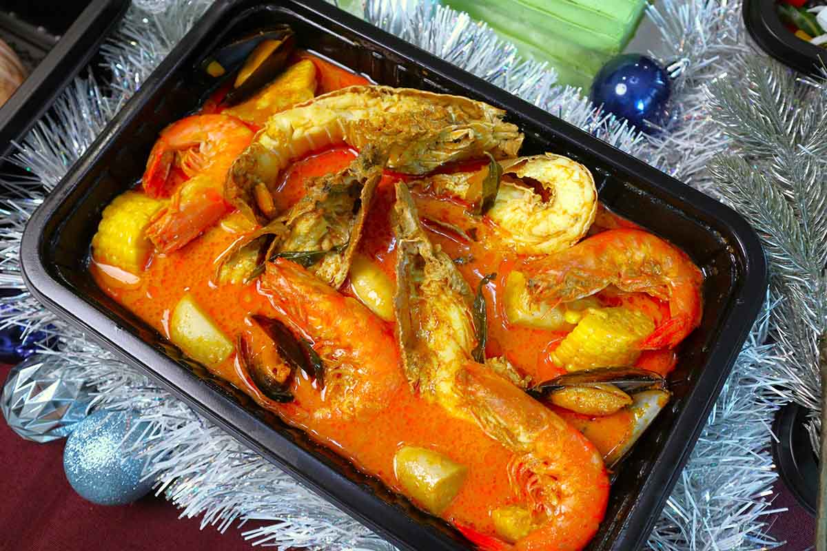 Xmas catering 2025 - seafood laksa