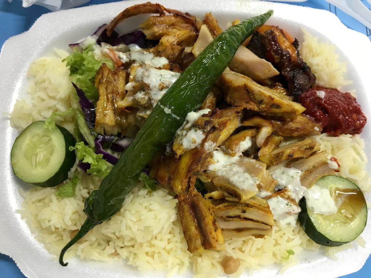 Kebabs Guide - chicken kebab with butter rice