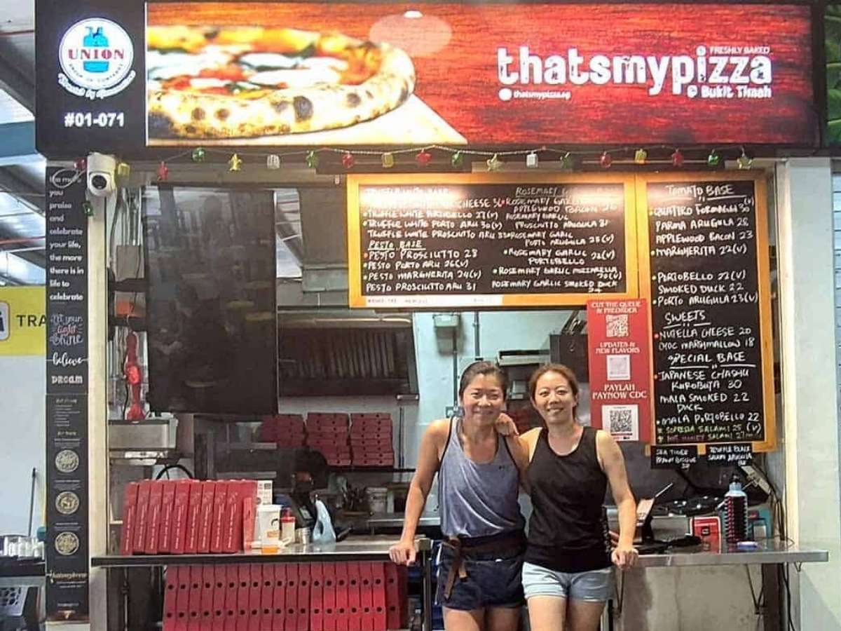 Pizza - That's My Pizza storefront and owners