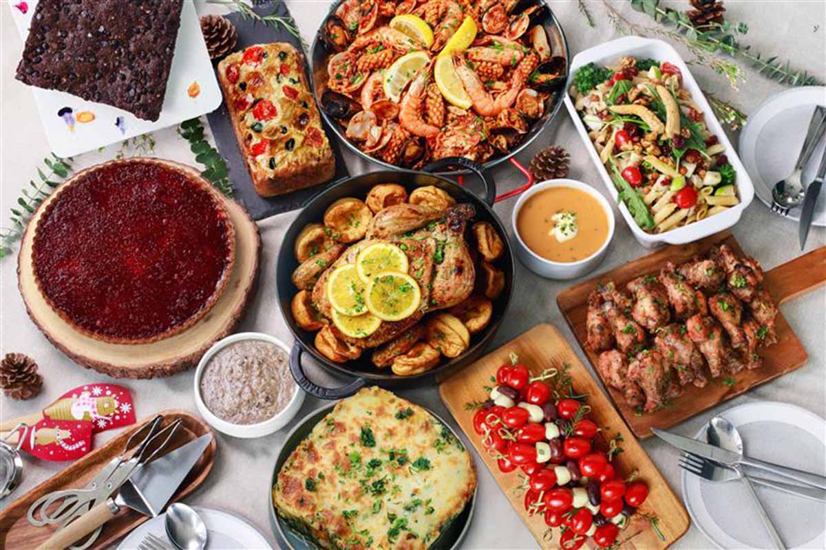 Christmas buffet catering - the soup spoon