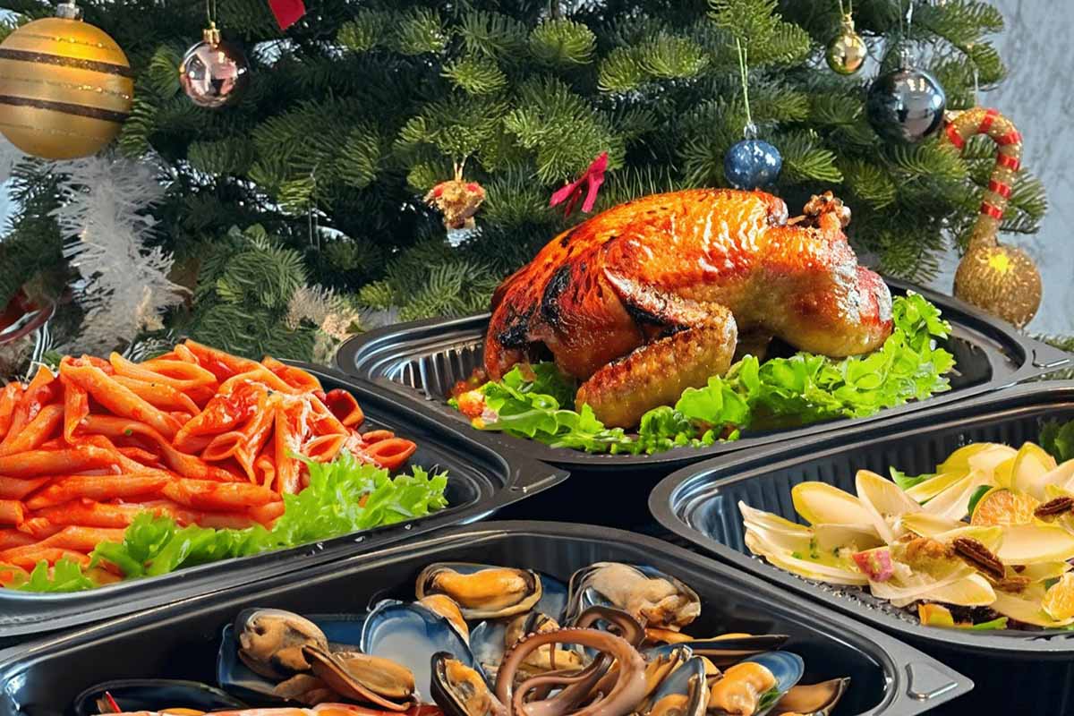 Christmas buffet catering - AMICI spread