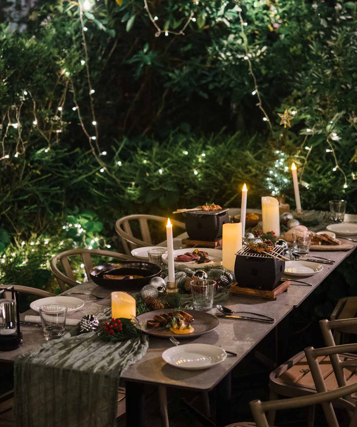 christmas restaurants 2025 - botanico dinner ambience