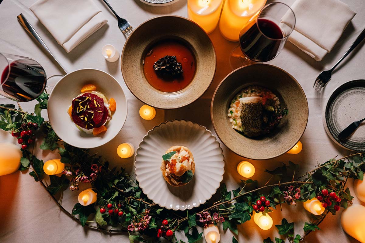 christmas restaurants 2025 - camille christmas dinner overview