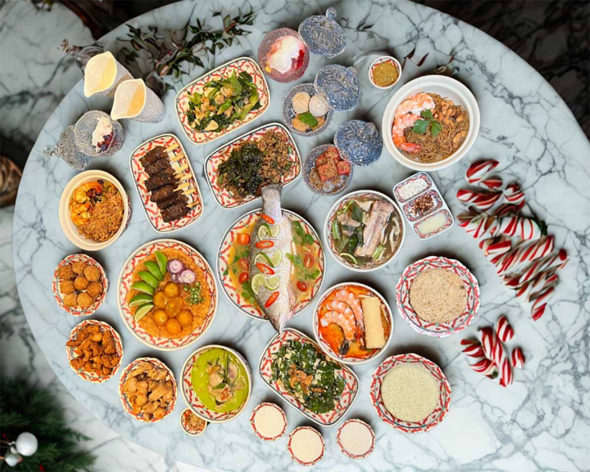 christmas restaurants 2025 - im jai platter