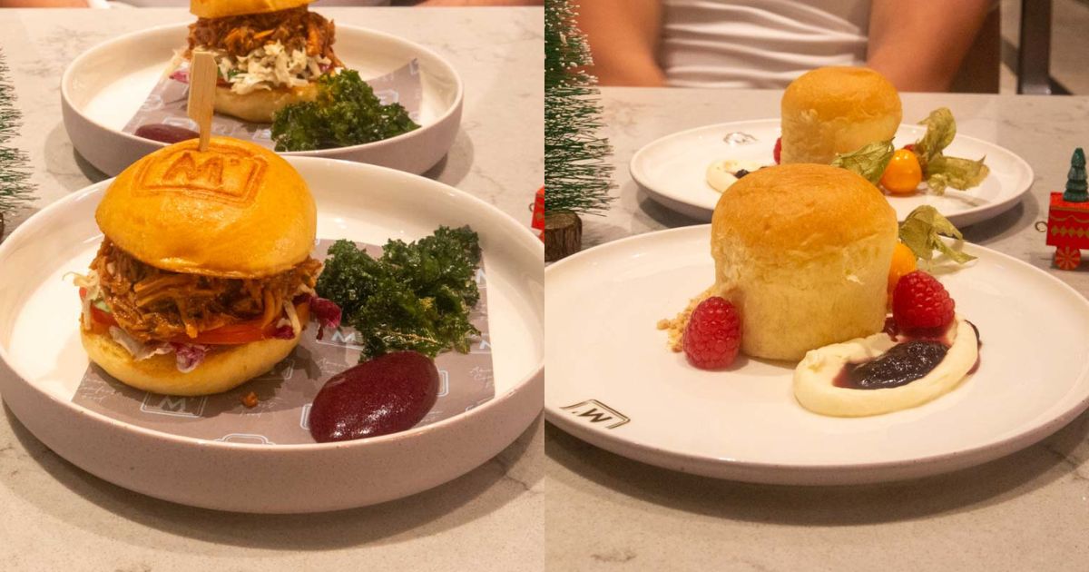 christmas restaurants 2025 - madison's noel turkey stack & baba au rhum