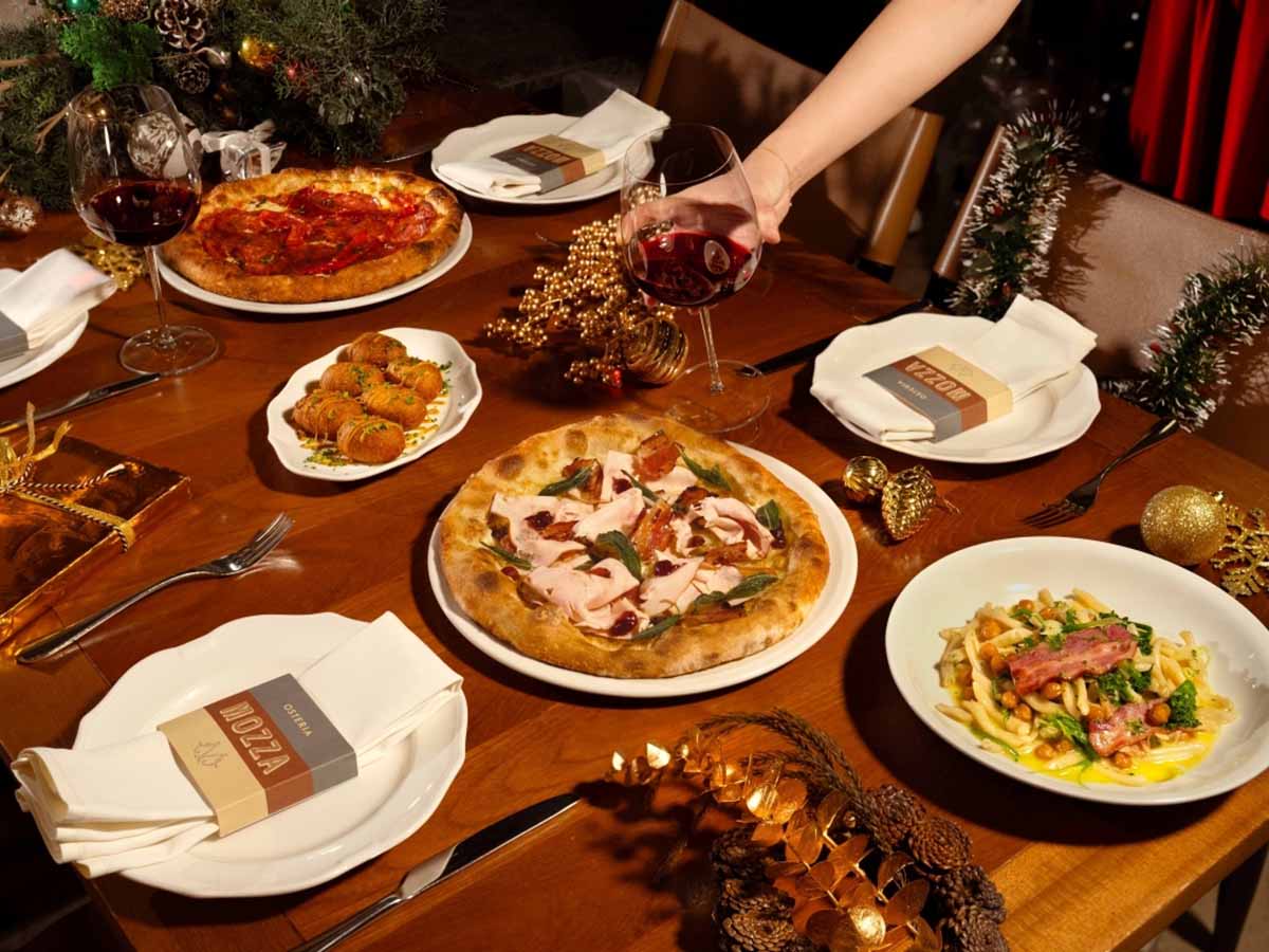 christmas restaurants 2025 - osteria mozza overview