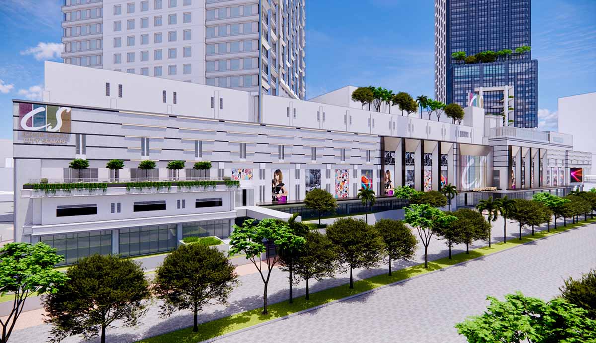 Johor Bahru City Square Upgrade - New mall's facade