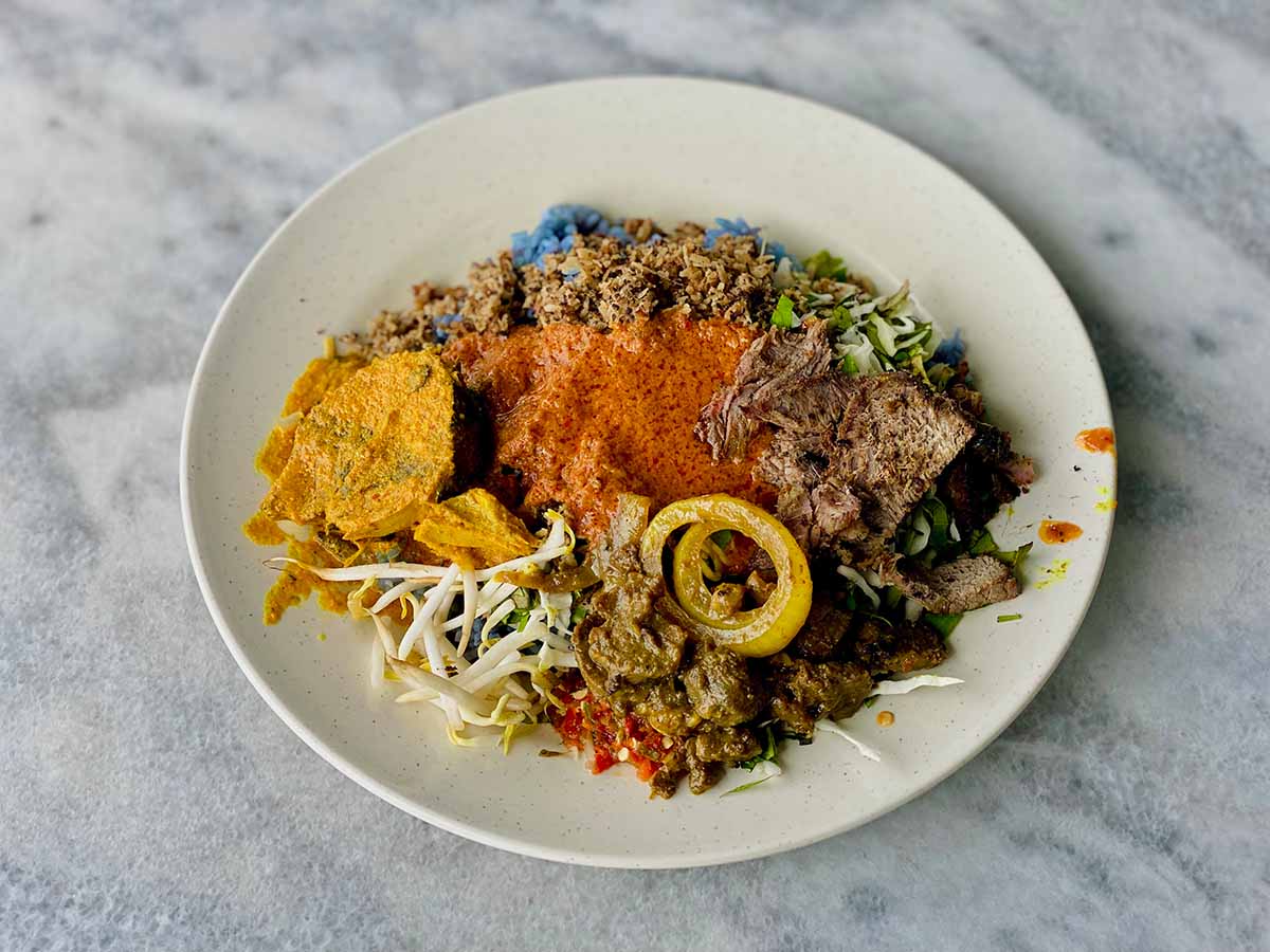 Kak Su Nasi Kerabu Narak - Nasi kerabu