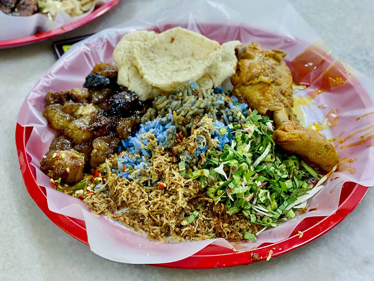 Nasi Kerabu Moknab - Nasi kerabu