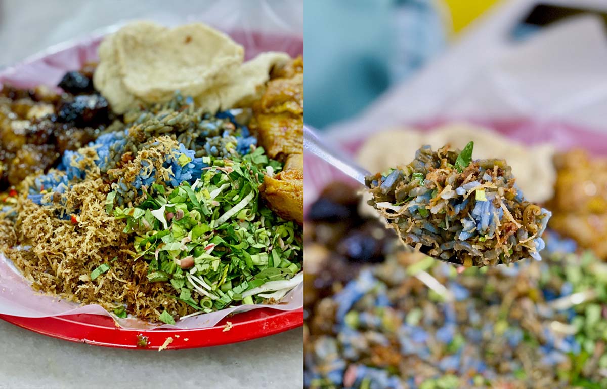Nasi Kerabu Moknab - Rice