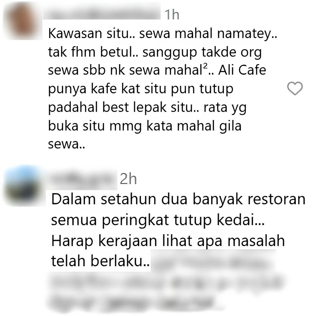 Marrybrown Heritage JB - Netizens' comments