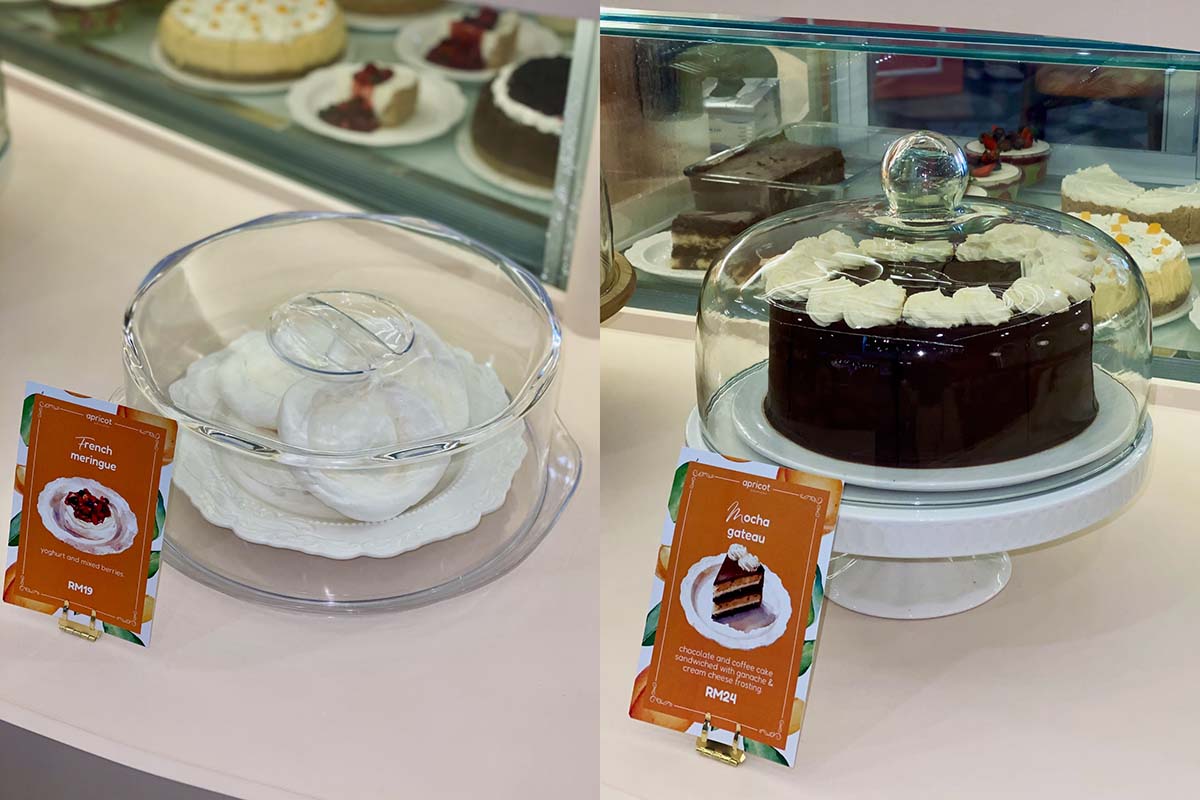 Apricot by Peaches and Cream - Meringue & mocha gateau