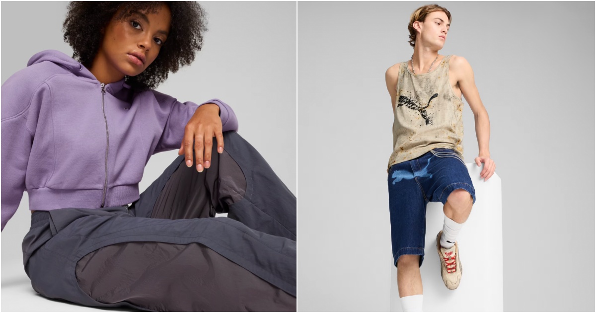 puma - woman and man in activewear