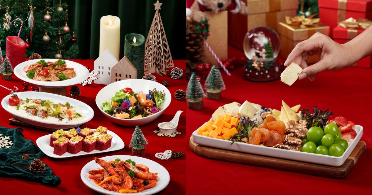 Christmas buffet catering - stamford catering spread