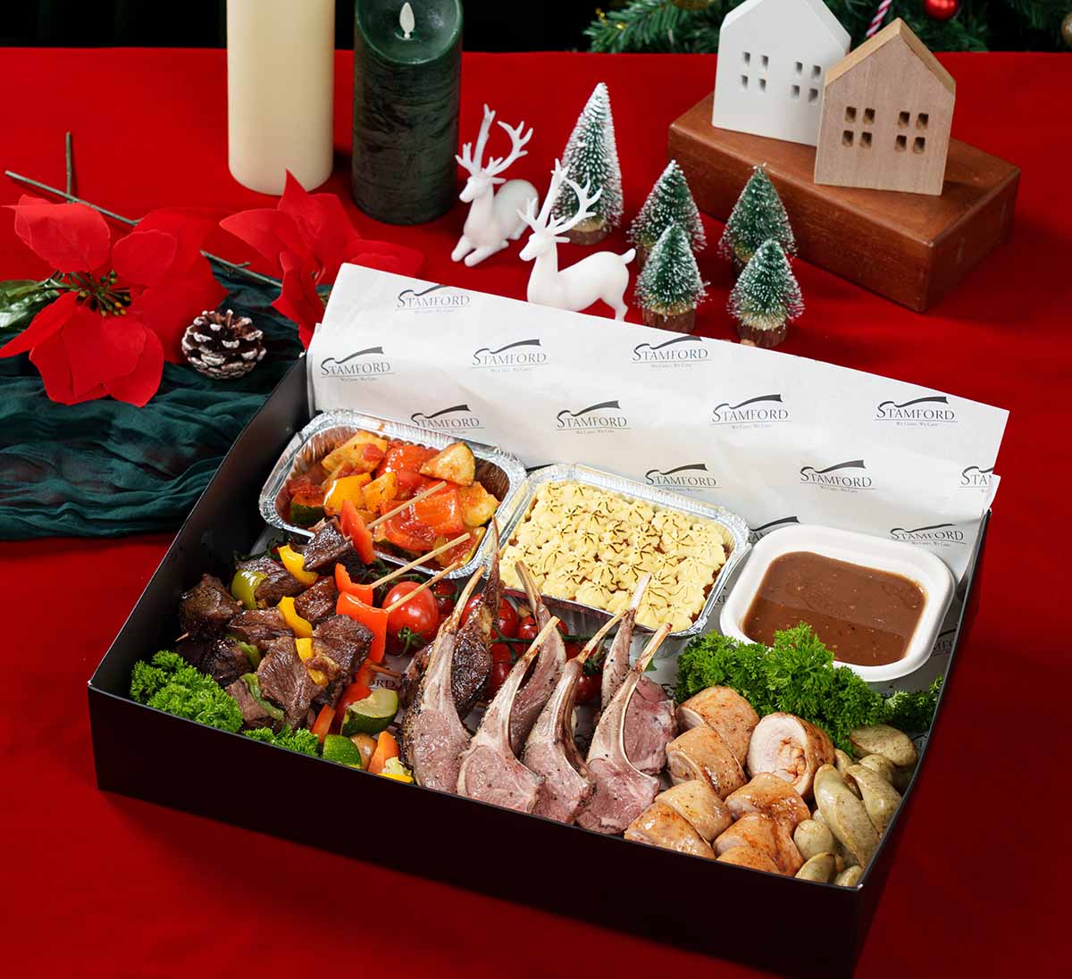 Christmas buffet catering - stamford catering yuketide roast