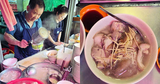 taiwan - man making noodles at stall