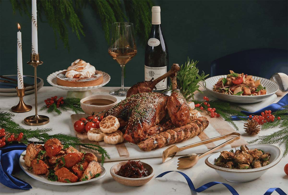 christmas turkeys 2025 - meadesmoore steakhouse spread