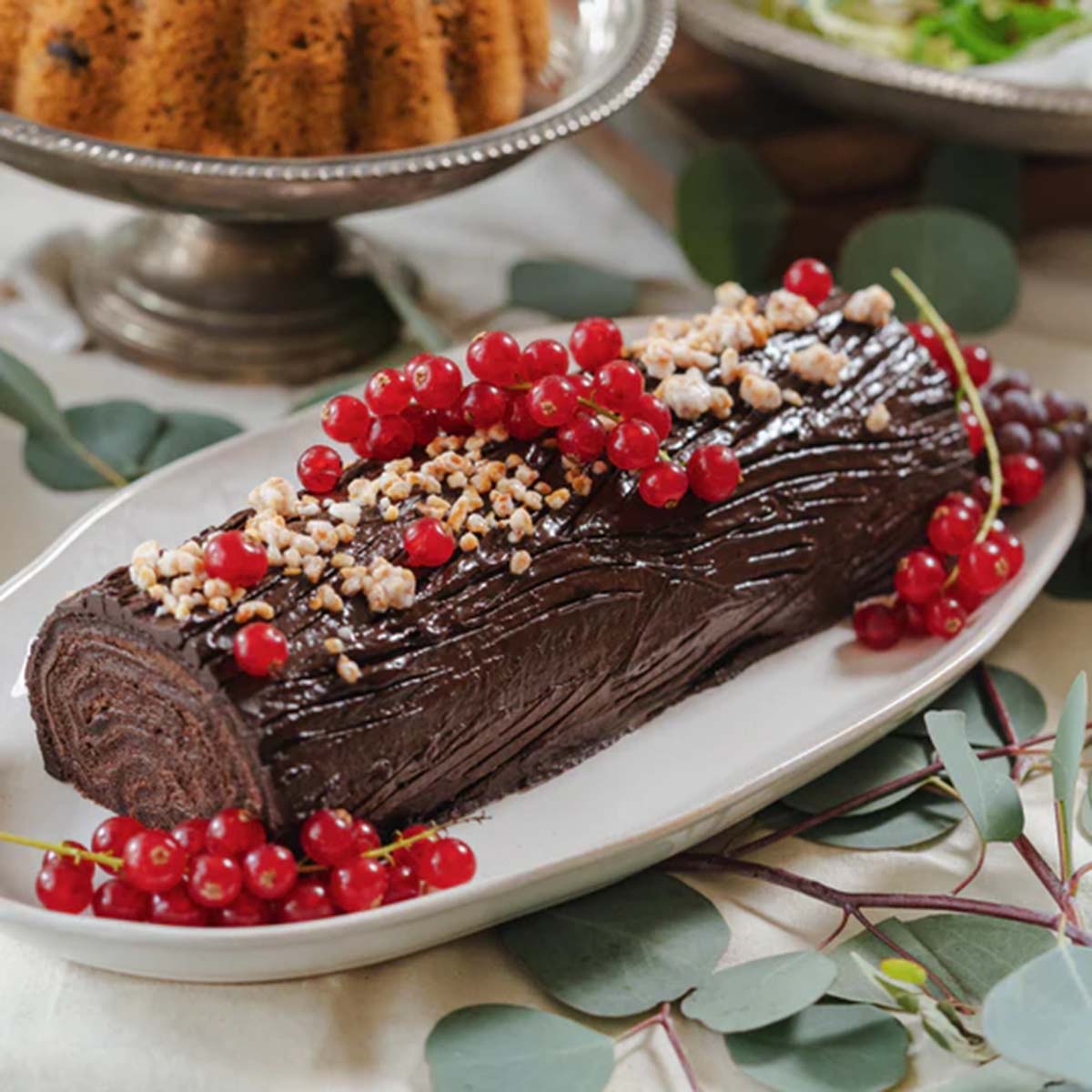 christmas turkeys 2025 - ps. cafe double chocolate yule log