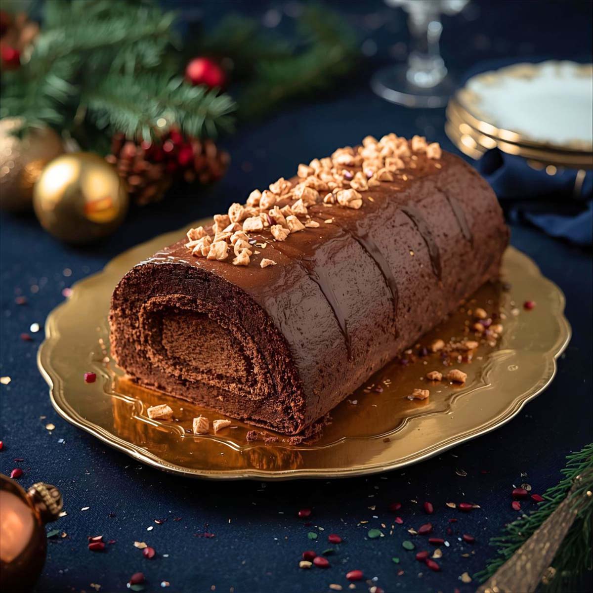 christmas turkeys 2025 - saybons log cake
