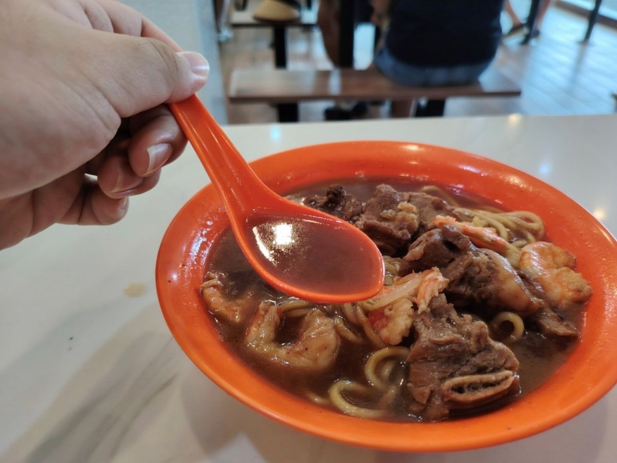 Middle Road Pork Ribs Prawn Mee - noodle