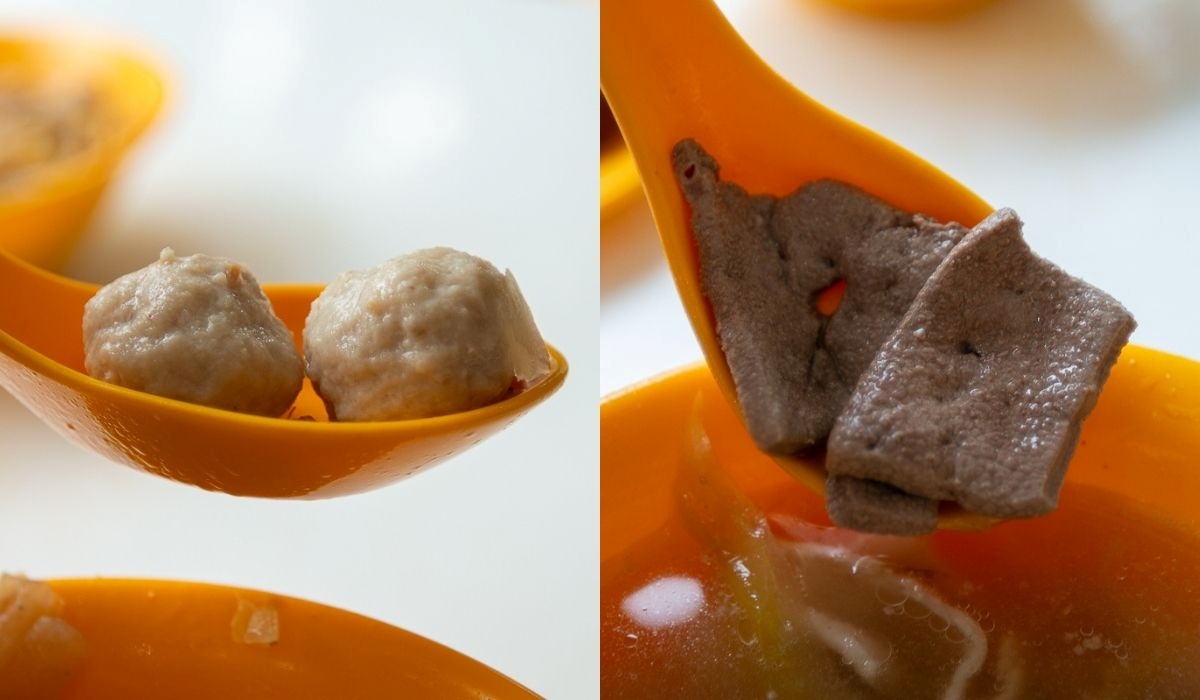 Ah Keat Pig's Organ Soup and Kway Chap - meatballs and liver Ah Keat Pig's Organ Soup and Kway Chap - meatballs and liver