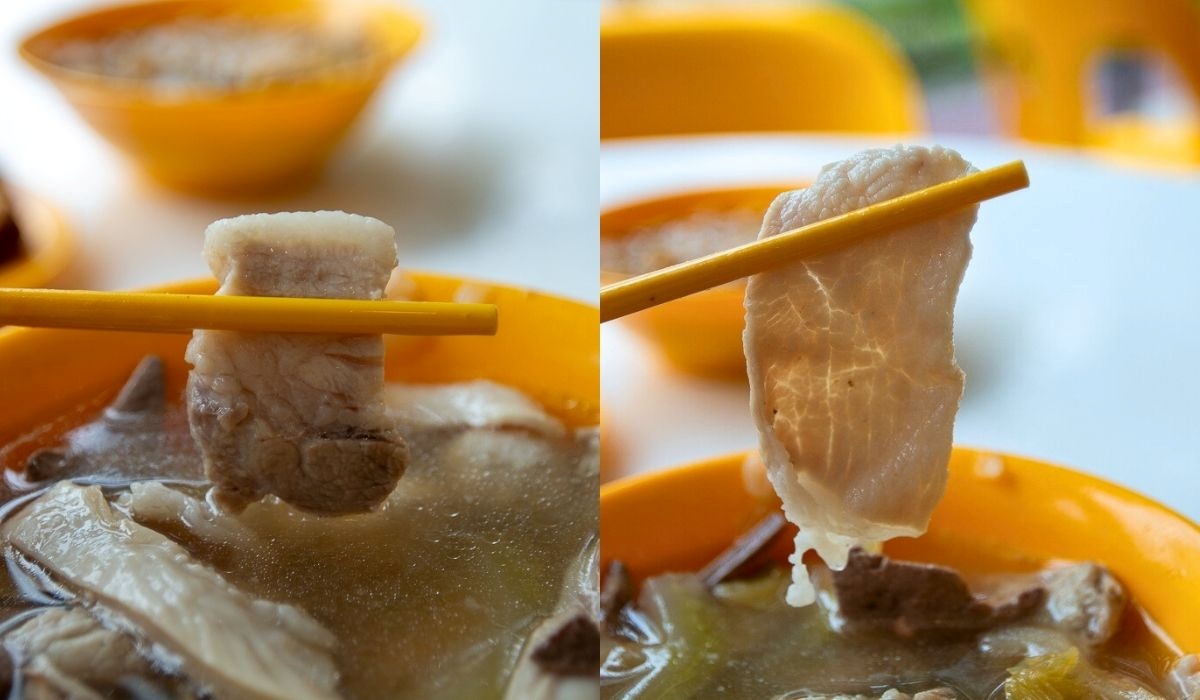 Ah Keat Pig's Organ Soup and Kway Chap - pork belly and meat Ah Keat Pig's Organ Soup and Kway Chap - pork belly and meat
