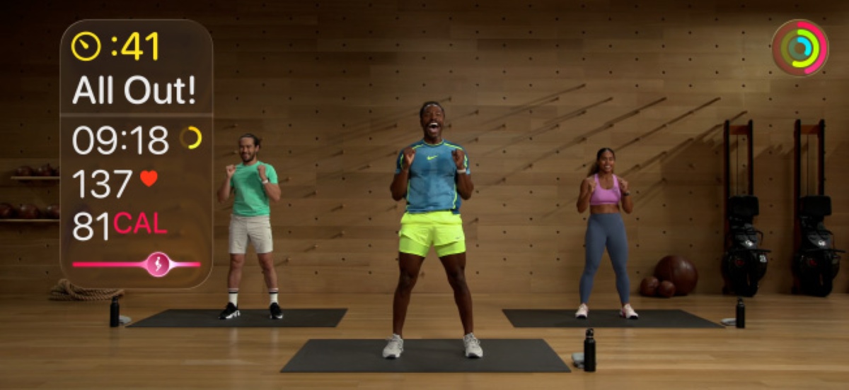 Apple Fitness+ Singapore - workout types