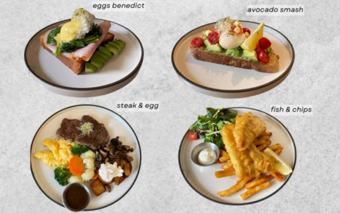 Cafes for work & study - 28Cafe food Cafes for work & study - 28Cafe food