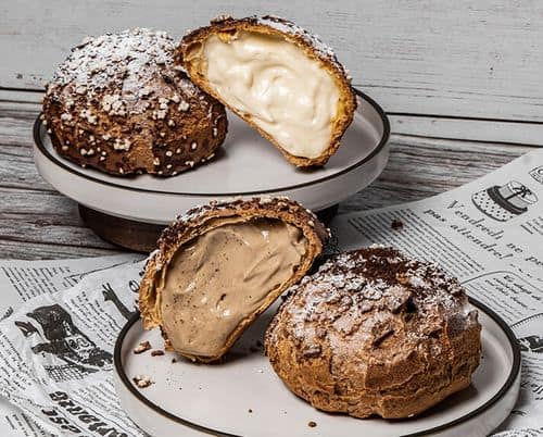Cafes for work & study - Baristart Coffee cream puff Cafes for work & study - Baristart Coffee cream puff
