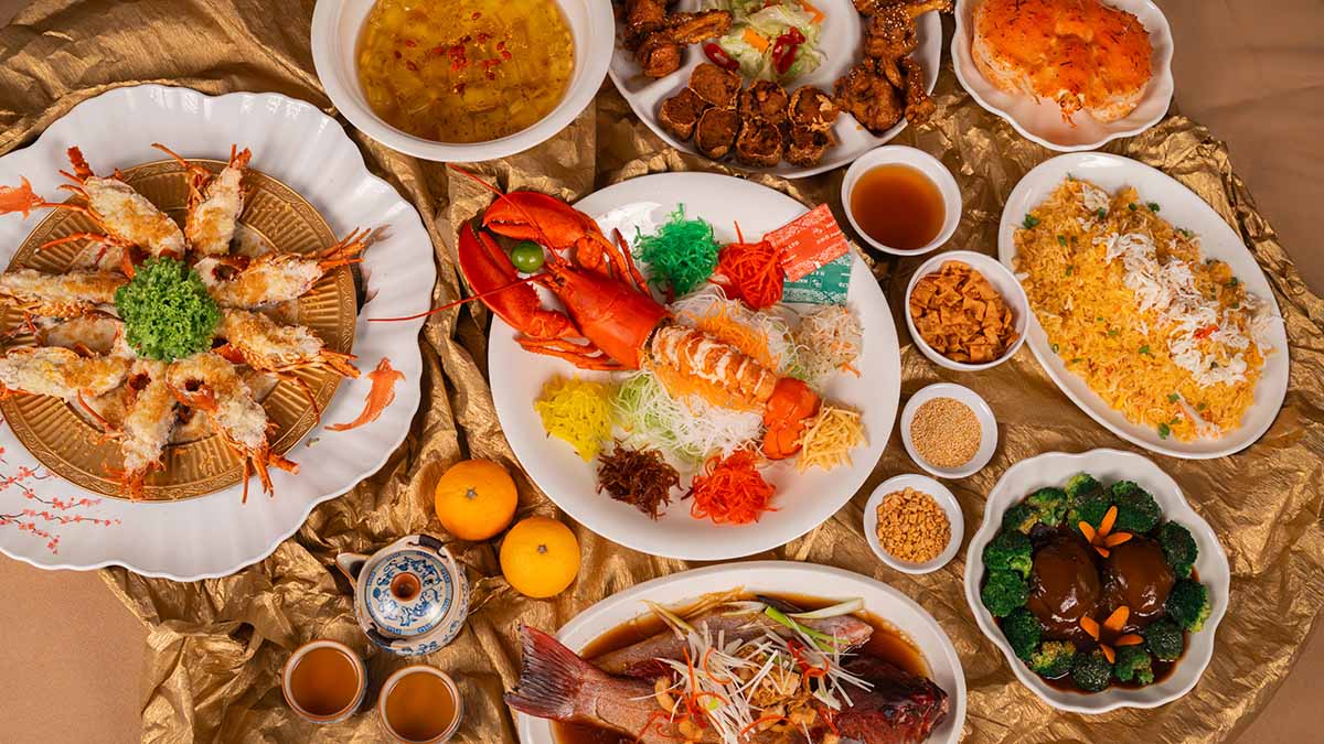 CNY 2026 reunion dinner - orchid live seafood spread