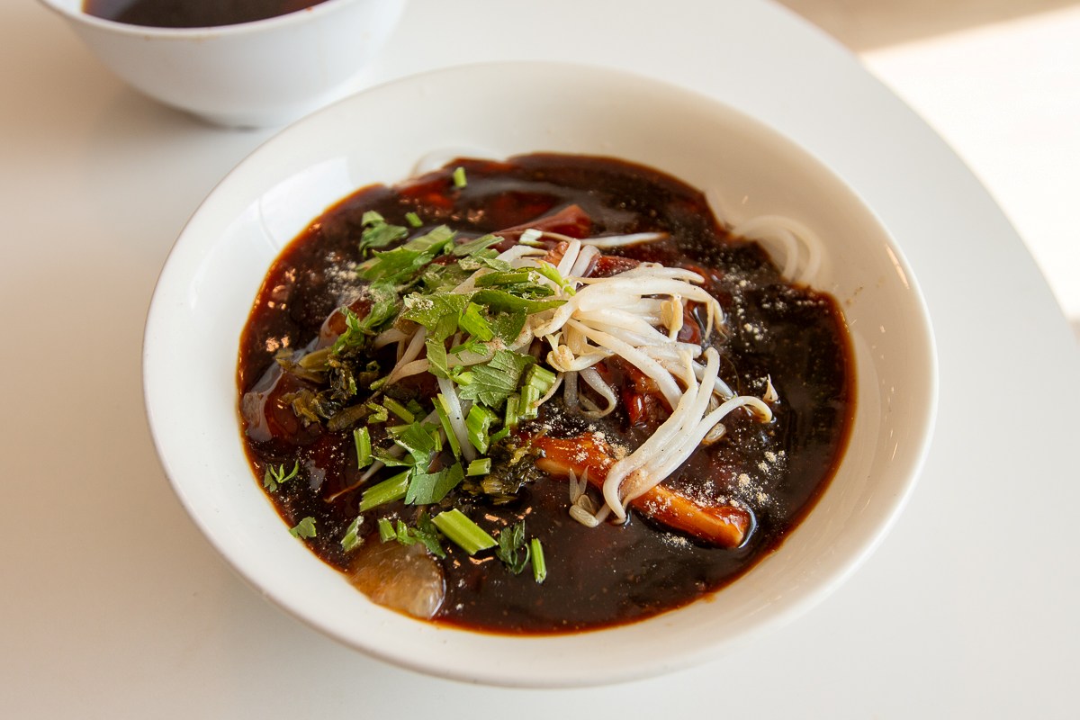 Beef Noodle Showdown - mixed beef noodle from food court