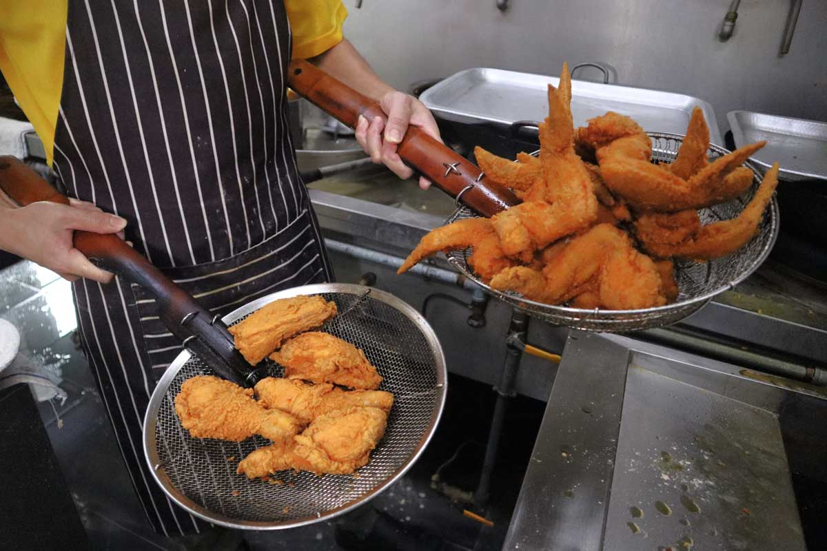 OMG Fried chicken - finished product