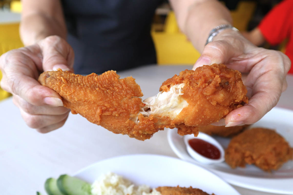 OMG Fried chicken - drumstick flesh