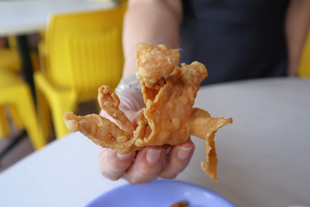 OMG Fried chicken - skin closeup