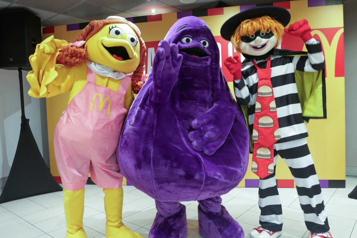 McDonald's Music Festival - mascots