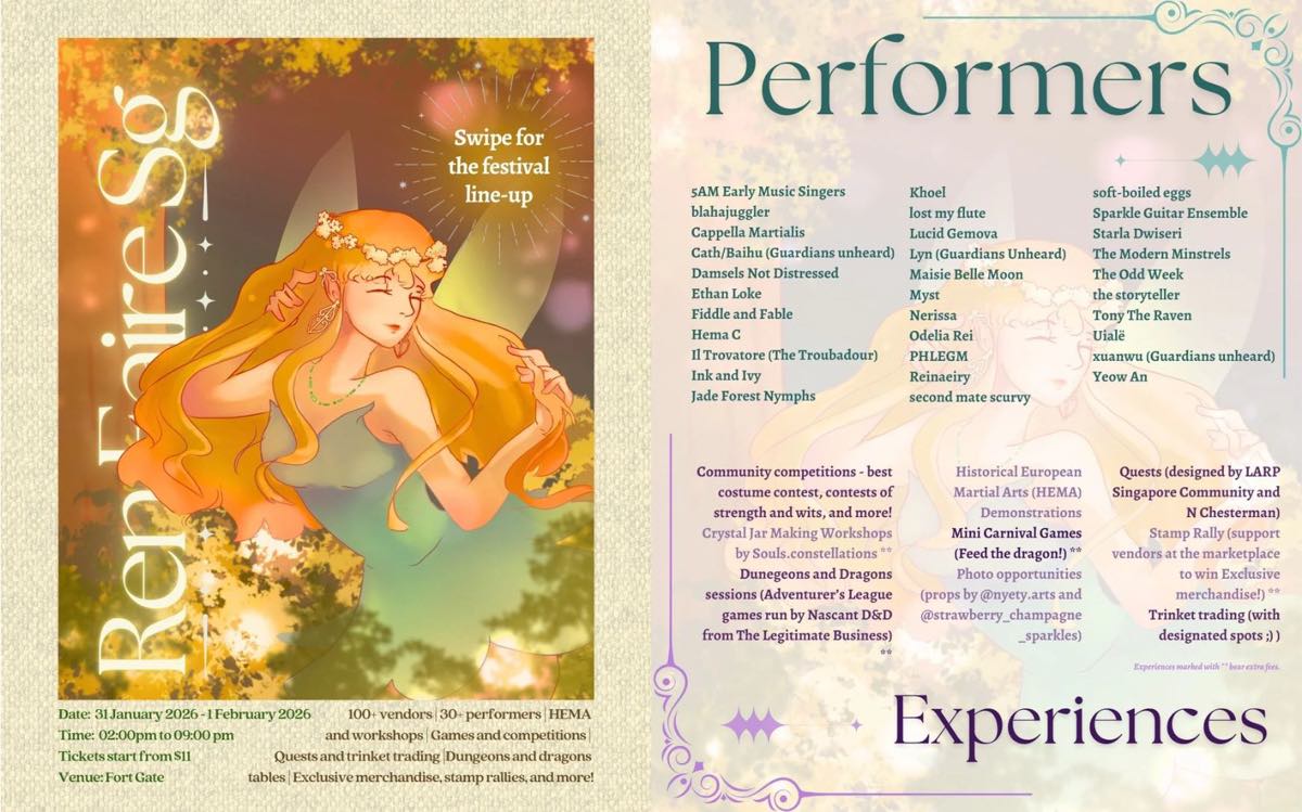 Renfaire SG - performers