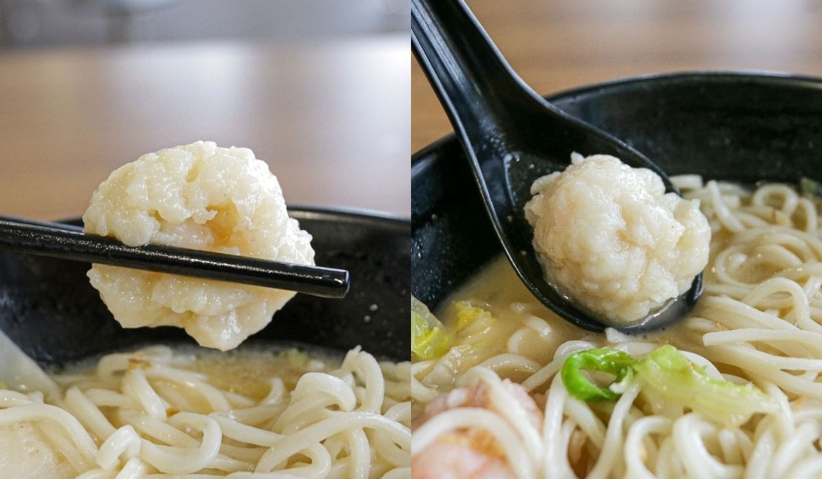 You Fu Ban Mian Ramen - fish paste balls You Fu Ban Mian Ramen - fish paste balls