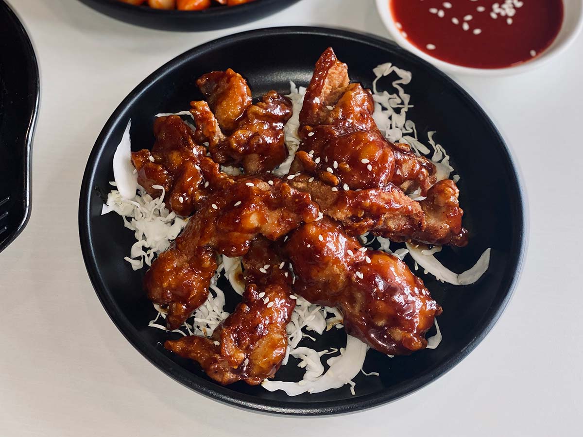 A Jeo Ssi Kimchi Ramen - Honey Garlic Chicken