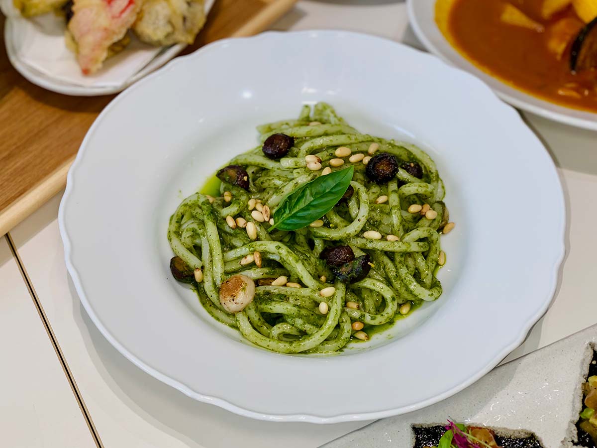 By Age 18 - Pesto basil udon