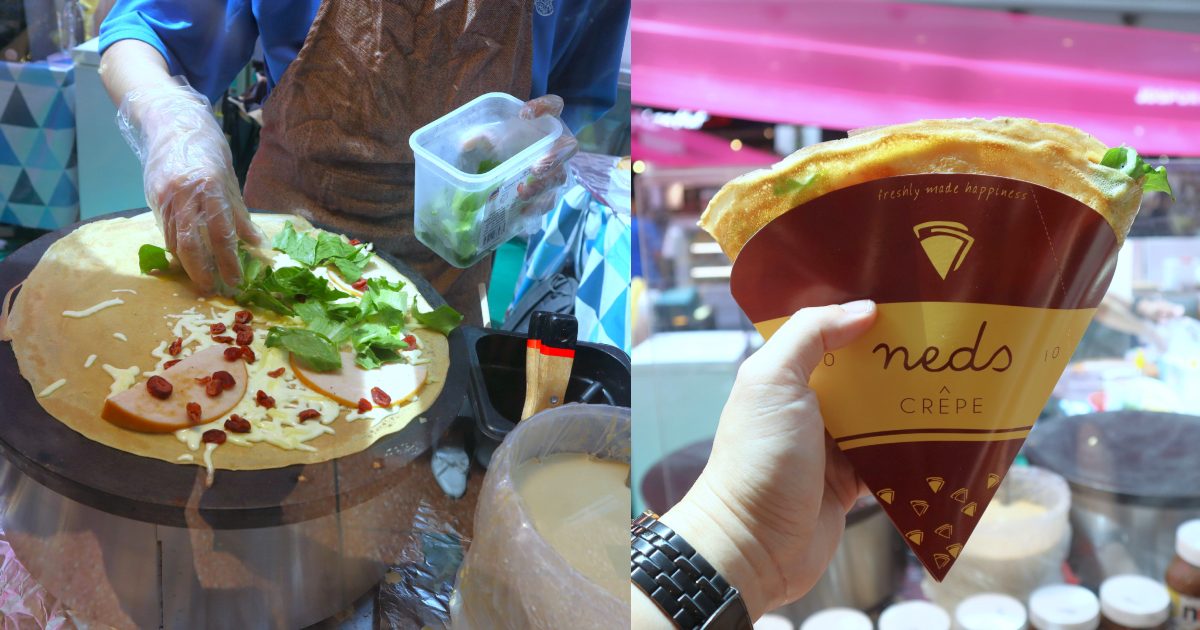 jurong point christmas fair - crepes