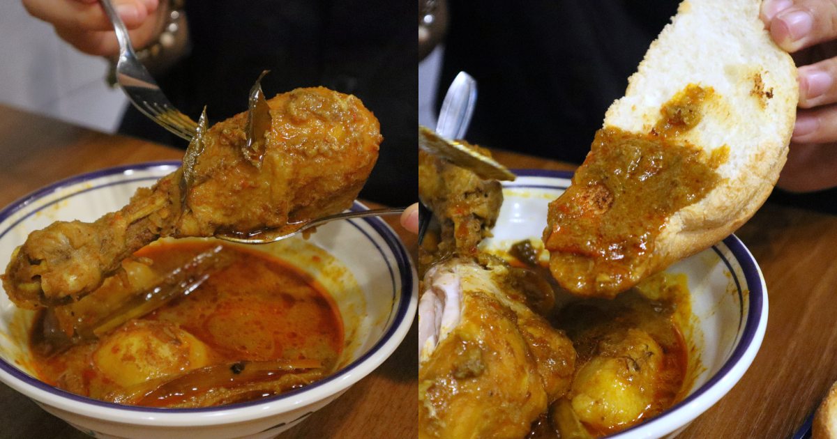 wanglee cafe - chicken curry baguette