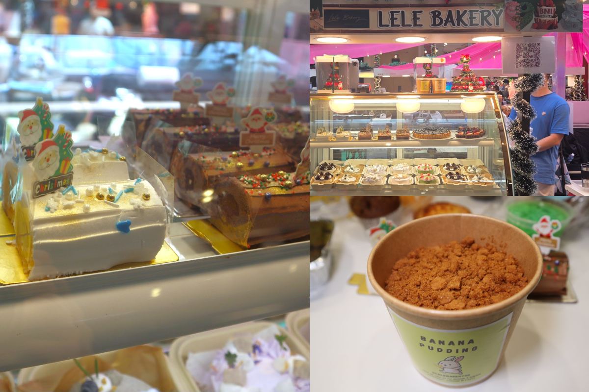 jurong point christmas fair - lele bakery