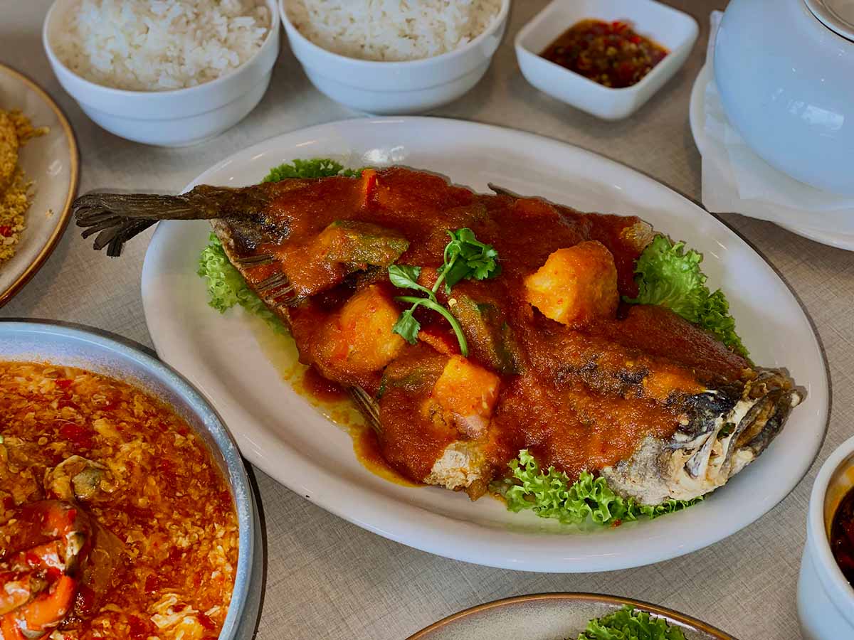 SANG Seafood - Nyonya seabass