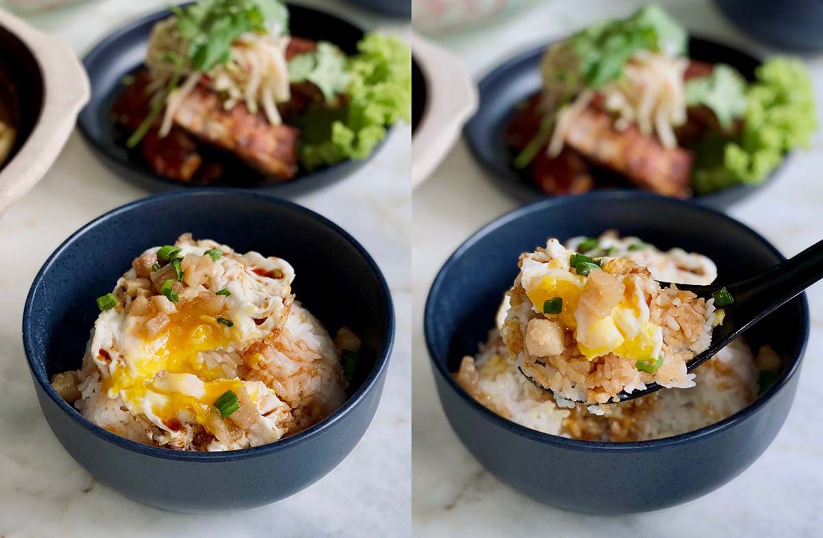 Starry Night Ipoh - Sunny side up & rice