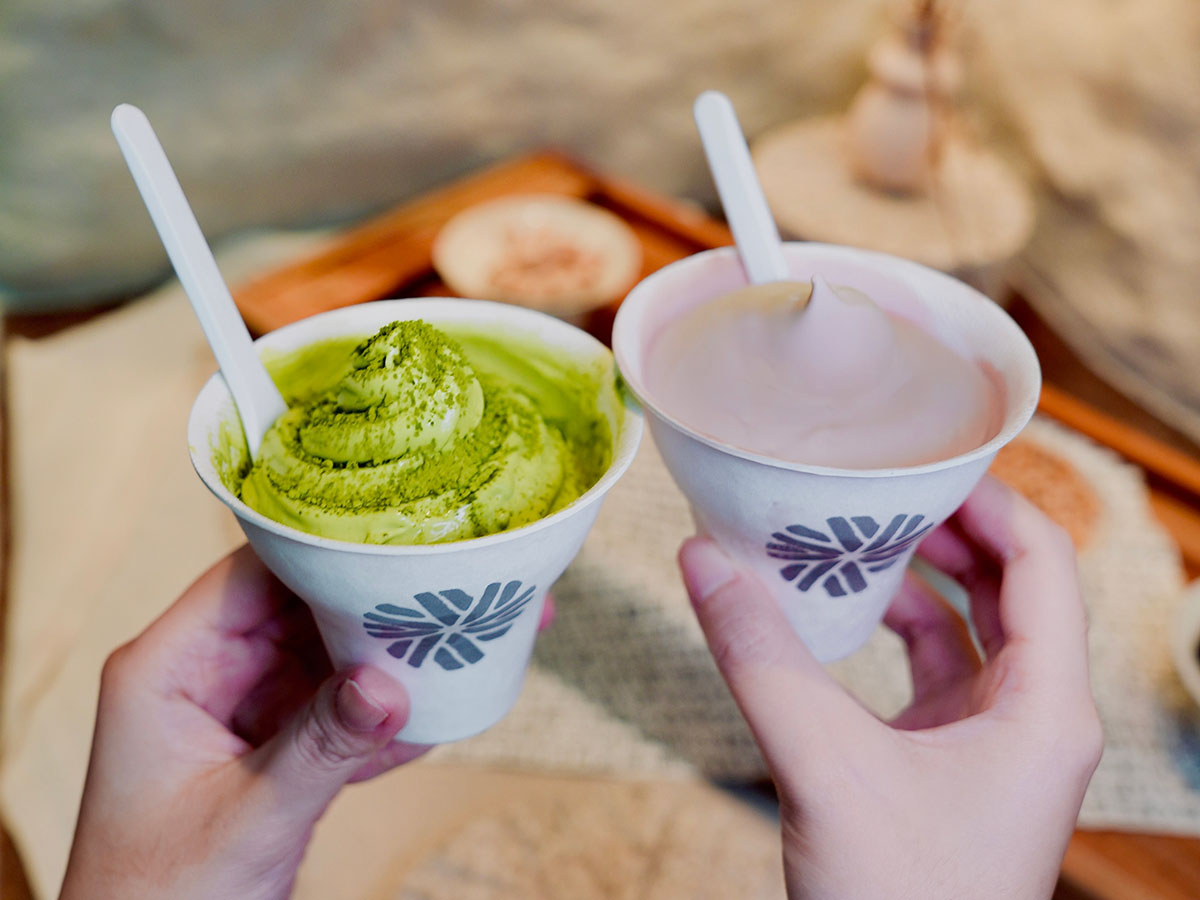 TOFU G TRX - Matcha & pomegranate