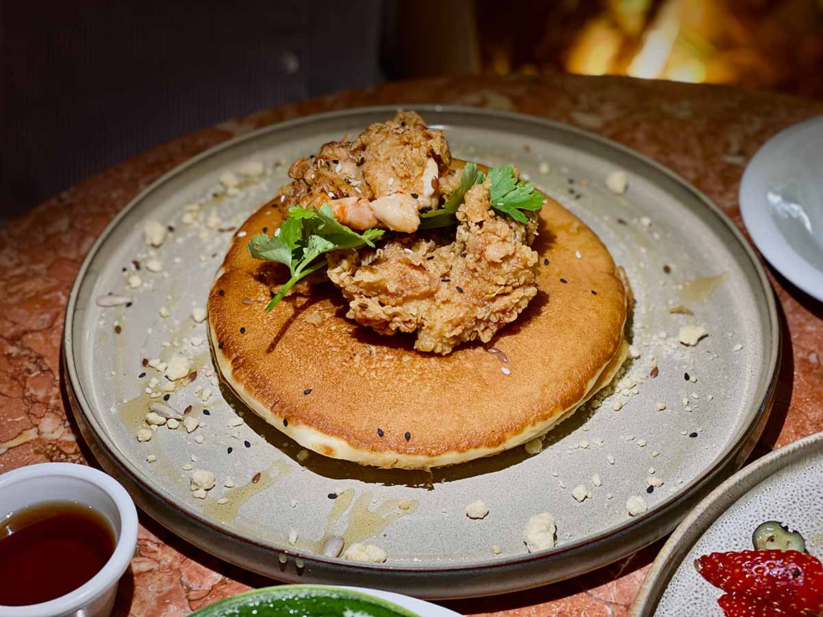 House of Wheat - Chicken pancakes
