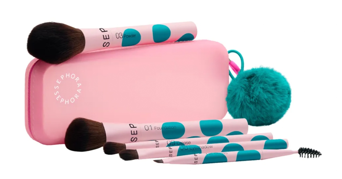 xmas - makeup brushes set