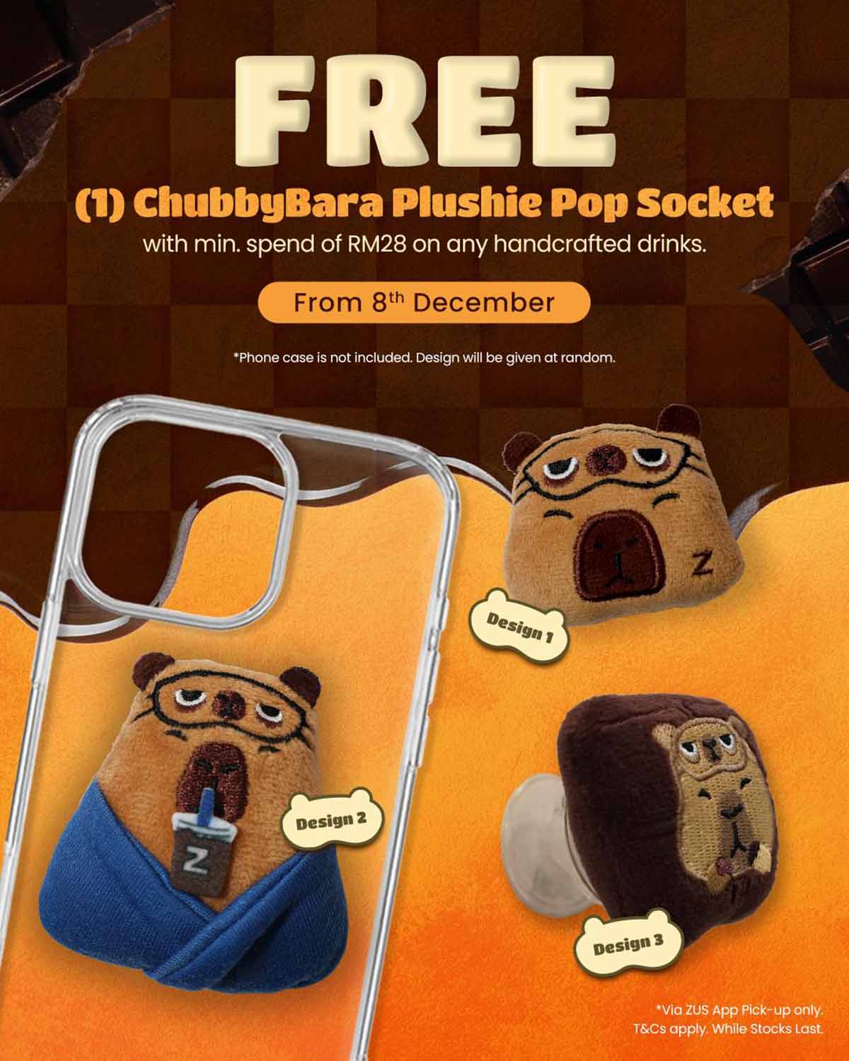 ZUS Coffee - Phone case & plushie